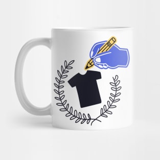 TeePublic Handdrawn Logo Mug